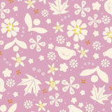 4 1/2 yards backing - Sugar Maple by Alexia Abegg - Pollinator in Dark Peony