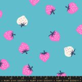 Strawberry - Strawberry Toss in Turquoise - Kimberly Kight for Ruby Star Society