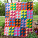 Merriment Throw Quilt Kit in Warp and Weft Cross Weave