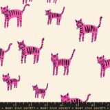 PREORDER 5 Yards Backing Catnap - Tiger Stripes in Playful by Alexia Abegg for Ruby Star Society