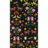 PREORDER 5 Yards Backing Mystic Fable in Soft Black