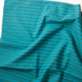 PREORDER 5 Yards Backing Apron Stripe in Dark Turquoise by Alexia Abegg