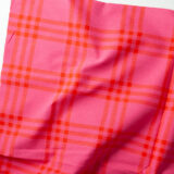 PREORDER 5 Yards Backing Horizon Plaid in Vivid Pink by Alexia Abegg
