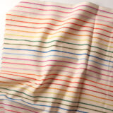 PREORDER Warp and Weft Mystic Fable Rainbow Stripe in Natural by Alexia Abegg
