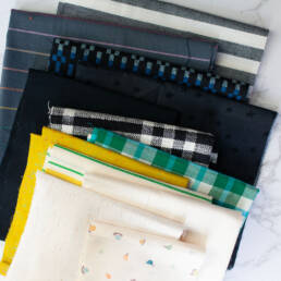 destash bundle of fabric