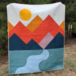 eastern sierra quilt in PURE Solids