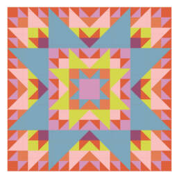 hello summer quilt mock up in pure solids