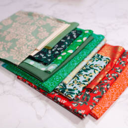destash bundle of fabric